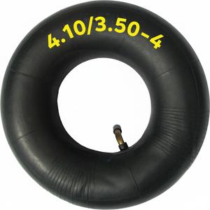 4.10/3.50-4 Inner Tube with TR87 Angled Valve  Heavy Duty Butyl Rubber Tire Tube Replacement for Wheelbarrow, Hand Truck, Garden Cart, Utility Dolly  Fits 10" 4.10/3.504 Pneumatic Tires