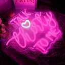 Talk Thirty To Me Neon Sign, Dimmable LED 30th Birthday Neon Sign for Wall Decor, 30th Birthday Decorations for Her Gifts, USB Neon Sign for Birthday Anniversary Home Wall Decor Party Wall 6.1"L x 15.7"W