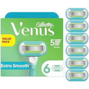 Gillette Venus Extra Smooth Womens Razor Blade Refills, 4 Count, Designed for a Close, Smooth Shave