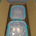 MCIRCO 8-Pack 30 oz Glass Meal Prep Containers - Airtight Glass Lunch Containers with Lids, Microwave, Oven, Freezer & Dishwasher Safe, Green