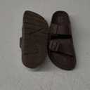 FUNKYMONKEY Women's Comfort Slides Double Buckle Adjustable EVA Flat Sandals (Size 8)