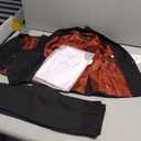 YuanLu Boys Suit for Kids Tuxedo Wedding Ring Bearer Outfit, 5 Piece Boy Slim Fit Formal Suits with Adjustable Waist (2T, Black)