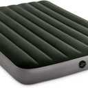 Intex 64108E Dura-Beam Standard Prestige Air Mattress: Fiber-Tech - Full Size - 10in Bed Height - 600lb Weight Capacity - Pump Sold Separately