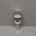 Purelux Bathroom Pop up Sink Drain Without Overflow, for Lavatory Vessel Sink Chrome Finish