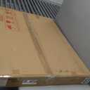 36"x28" Bathroom Mirror with Natural Wood Frame for Wall, Large Rectangle Vanity Mirror Rustic Farmhouse Decor Mirror, Anti-Rust Explosion-Proof, Hangs Horizontally or Vertically, Solid