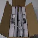 CANEOE Modern LED Ceiling Light Fixture 38W Dimmable Flush Mount Ceiling Light with Remote Sliver Close to Ceiling Lamp for Bedroom Living Room Kitchen Modern Light Fixtures Ceiling (Chrome)