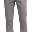 Plaid&Plain Men's Skinny Stretchy Khaki Pants Colored Pants Slim Fit Slacks Tapered Trousers (27W x 30L, Iron Grey)