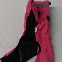 Winter Waterproof Dog Snowsuit Full Body Outdoor Jacket with Leash Ring, Fleece Lining, Windproof Reflective 4-Leg Dog Coat for Small to Large Dogs  Pink XXS (XXS (Back Length 8.5"))