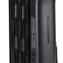 Amazon Basics Portable Oil Space Heater with 7 Oil-Filled Fins, 3 Heat Settings, Adjustable Thermostat, Tip-Over and Overheat Protection, ETL Safety Certificate, 1500W, Black