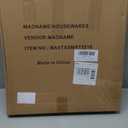 MAONAME Extra Large Ottoman Tray, 22 x 18 inches Acacia Wooden Serving Tray for with Handles,Farmhouse Wooden Decorative Trays, Coffee Table Trays for Living Room, Countertop, Charcuterie (Brown)