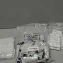 48 Sets 192 Pcs Blue Flower Baby Bridal Shower Hand Cream and Lip Balm Baby Shower Gifts for Guests Bridal Wedding Party Favor Bulk with Thank You Card Organza Bags Travel Size for Wedding