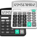 Calculator, Splaks 2 Pack Standard Functional Desktop Calculators Solar and AA Battery Dual Power Electronic Office Calculators with 12-Digit Large Display (1 Basic Black&1 Updated Silver)