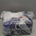 Bouiexye 6Pcs Blue Buffet Risers Acrylic Boxes Display Risers Food Risers for Buffet Table Display Riser for Platter Parties Weddings Catering Dessert Collectibles Figures Show ( 6''x7''x8'')