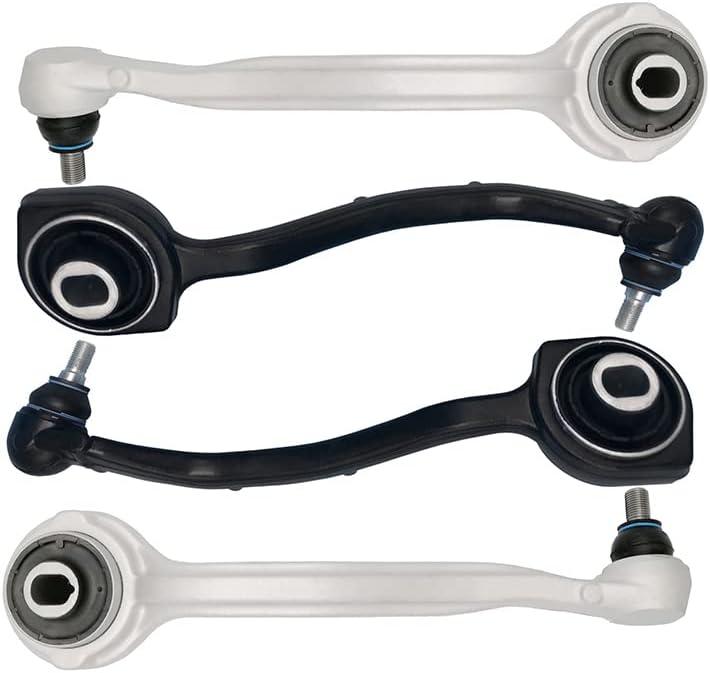 Chefull 4Pcs Front Upper Lower Control Arms Suspension Kit for 2001-2008 Mercedes-Benz C230 C240 C55 C280 CL65 C32 C320 C350 CLK320 CLK350 CLK500 CLK55 SLK280 SLK350