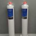 Waterdrop I2000 2 Under Sink Water Filter, Replacement for Everpure I2000 2, EV9612-22, MC2, ESO7, MH2, EV9612-56, EV9607-25, EV9613-21, NSF/ANSI 42 Certified, 26000 Gallons, 2 Pack