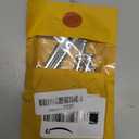 Heavy Duty Adjustable Clevis Pin with R Clip, 3/8 X 2-1/2 inches, 6 Sets