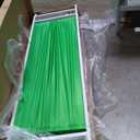 6 ft Tall Rolling Medical Privacy Screen on Wheels, Folding Portable Room Divider, Temporary Partition Wall Panels for Office, Beauty Salon, and Hospital (3 Panel-Green)