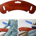 Transfer Board, 31" Heavy Duty Wooden Slide Board for Patient, Elderly, Disabled, Supports 440 Pounds for Transferring to Wheelchair, Chair, Bed, Toilet, Car