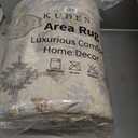 Kuden 8x10 Large Area Rug, Washable Living Room Rug, Vintage, Non-Slip
