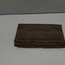 Hiasan Valance Curtains Blackout Solid Rod Pocket Valances for Living Room and Bedroom, 42 x 12 Inches Length, Brown, 1 Panel