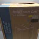 DUMOS Kitchen Trash Can, 2x8-Gallon Dual Trash Can with Lid, Stainless Steel Garbage Bin with 2 Removable Inner Buckets, Soft-Close Foot Pedal, Fingerprint-Resistant for Kitchen, Home, Office