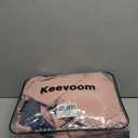 Keevoom Girl's Waterproof Ski Jacket Fleece Snow Coat Windproof Warm Winter Snowboarding Jacket with Removable Hood (10-12, Pink)