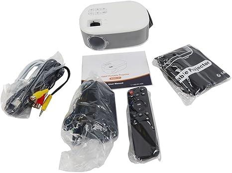 Portable Projector Compatible Replacement Spare Part for N1 White 1920x1080 Wi-Fi 6 Bluetooth 5.1 USB-A USB-C HDMI DC AV Audio Jack