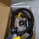 3.2 GPM Cordless Fuel Transfer Pump Battery Powered with 51'' Hose, Compatible with DeWalt 20V & Milwaukee 18V Batteries, 3-size adapters, Auto-Stops Portable Fuel Pumping for Lawn Mowers, Boats, Cars