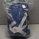 Wake In Cloud - Kids Sleeping Bag for Boys Toddlers, Camping in Warm Cold Weather, Backpacking Lightweight Compact Outdoor Liner for 3 Seasons, Space Stars Rockets Galaxy, Navy Blue