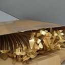 Giegxin 16 Pcs 27" Gold Artificial Palm Leaves with Faux Stems Faux Large Palm Fronds Large Fake Tropical Plant Artificial Safari Leaves for Home Church Religious Jungle Beach Party Decoration