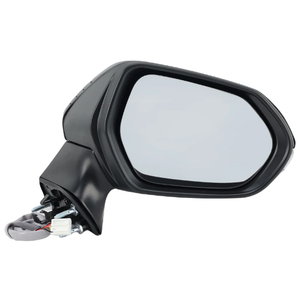 6 Pins Side Mirror Assembly Black Door Wing Mirror Car Accessories Compatible With E21 E210 2019 2020 2021 2022 2023 2024(Emitting Color: 1pc right)