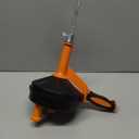 Drain Auger, Clog Remover with Drill Adapter, 25 Feet Flexible Plumbing Snake Use Manually or Powered for Kitchen, Bathroom and Shower Sink, Comes with Gloves (orange)