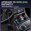 Wireless CarPlay Adapter Android Auto Wireless Adapter, 5.8GHz Wi-Fi Plug & Play,Mini and Stable iOS 10+/Android 10+, Fast Auto-Connect for Cars 2016+ (1Pcs)
