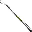 SANLIKE Telescopic Fishing Gaff Aluminum/Fiberglass Pole with Nonslip Rubber Handle Stainless Steel Hook with M8 Screw