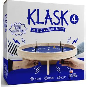 KLASK: The Magnetic Award-Winning Party Game of Skill - for Kids and Adults of All Ages Thats Half Foosball, Half Air Hockey