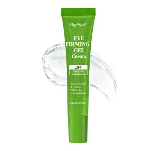 Aufdzceh Firming Hydrating Under Eye Gel Cream with Hyaluronic Acid & Collagen - Anti Aging Lightweight Eye Moisturizer to Smooth Fine Lines Caused by Dryness - Non-Greasy & Makeup Friendly (2 Pack)