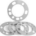 JiiinMiiin 4PCS 6 Lug and 5 Lug Universal 8mm Wheel Spacers Adapters with Center Bore 108mm 5x139.7 6x139.7 for 75-96 F150,94-18 Ram 1500 98-20 Silverado 1500 (Chrome)