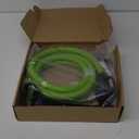 10 Feet 8awg 50amp Welder Extension Cord Compatible with Nema 14-50p to 6-50r, 4 Prong to 3 Prong Power Extension Cord with Handle for Generator or Rv Welder, 50 Amp 250v 12500 Watt