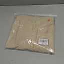 Men's Corduroy Shorts Casual Elastic Drawstring Lightweight Summer Beach Shorts with Pockets (XL, Khaki)