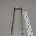 HUFEEOH Hand Towel Holder, Silver Hand Towel Bar, Self Adhesive Bathroom Towel Bar Stick on Wall, Stainless Steel Brushed (8 Inch)