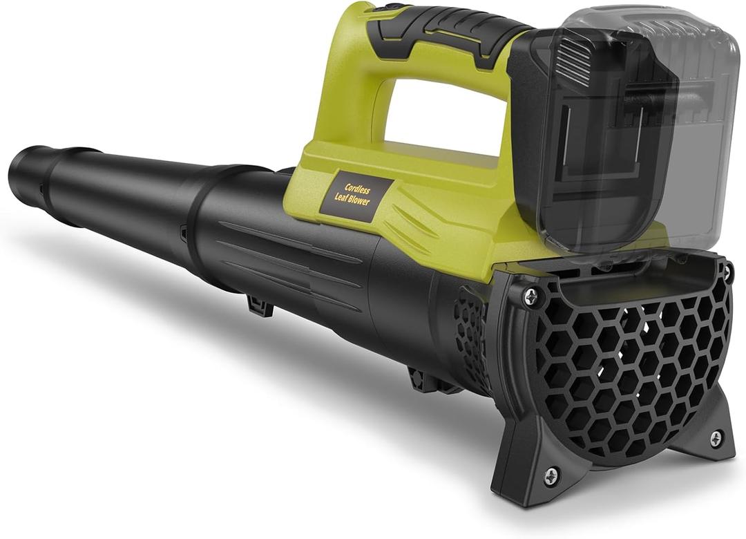Leaf Blower for Dewalt 20V Battery, 450CFM Electric with 130MPH,Copper Motor, Cordless Handheld for Lawn Care, Yard (Battery Not Included) (Green)