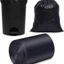 O2frepak 13 Gallon Multipurpose Tear-Resistant Trash Bags,Heavy Duty,Tastless and Black Garbage Bags (100 Count,60x80cm)