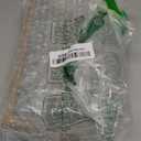 Rzoklot Acrylic Utensil Caddy with Bamboo Handle, Clear Silverware Organizer with Labeled Compartments & Plate Holder, Portable Cutlery Holder for Kitchen Counter, Buffet, Picnic, Party