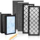 6-Pack HEPA Cabin Air Filter Fits for Tesla Model Y 2020-2025 2026, Model Y 2025 2026 Refresh Juniper Launch Activated Carbon Cabin Intake Filter Replace#165837500A 165837600A Car Accessories