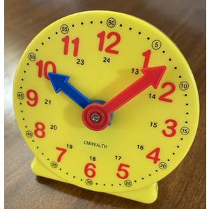 Learning Clock for Kids, Student Learning Clocks Teaching Time 12/24 Hours Geared Clock 4+Years Seller