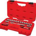 CRAFTSMAN Mechanics Tool Set, 33 Piece, 3/8 Inch Drive SAE/Metric (CMMT12113)