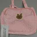 Small Diaper Bag Tote, Crossbody Diaper Bag Mini Purse with 8 Pockets, Travel Baby Bag for boys & Girls, 2 Insulated Pockets, Pink