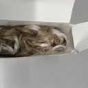 Curly Hair Extensions,LEOSA 4PCS 16 inch Clip in Hair Extensions Short Soft Natural Hairpiece Lace Weft Curly Wave Clip Ins Extensions Invisible for Women (Gold Blonde with Beige Highlights)