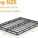 DORITRON 5 Inch Box Spring King Size, 3000lbs Heavy Duty King Bed Box Spring Bed Base Metal Mattress Foundation, Easy Assembly, Noise Free