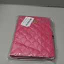 Topwin Cute Crown Case for iPad mini 7 (A17 Pro) 2024/Mini 6 2021, Bling Diamond PU Leather Smart Auto Sleep/Wake with Kickstand Full Body Shockproof for Apple iPad mini 7th/6th Gen 8.3"(Rose Red)